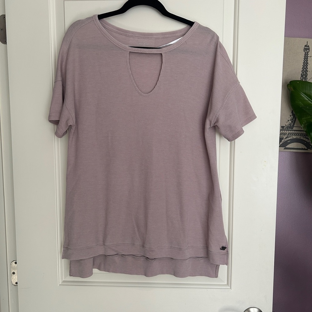 Calvin Klein Performance Mauve Tunic with Cut Out Top